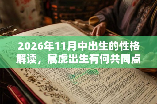 2026年11月中出生的性格解读,属虎出生有何共同点? 2026年11月中出生的性格解读,属虎出生有何共同点?