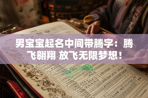 男宝宝起名中间带腾字:腾飞翱翔 放飞无限梦想! 男宝宝起名中间带腾字:腾飞翱翔 放飞无限梦想!
