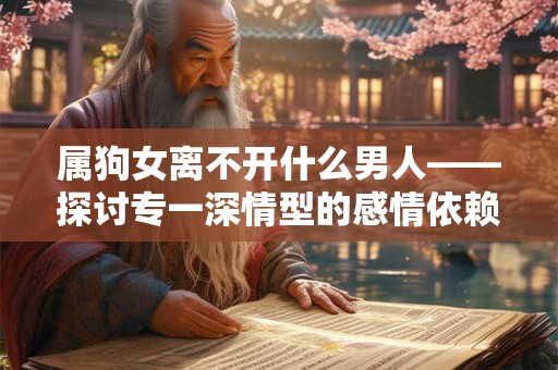 属狗女离不开什么男人——探讨专一深情型的感情依赖关系
