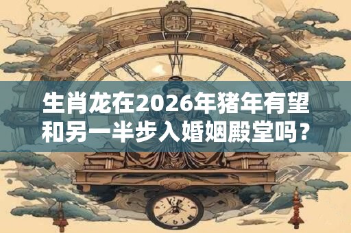 生肖龙在2026年猪年有望和另一半步入婚姻殿堂吗？
