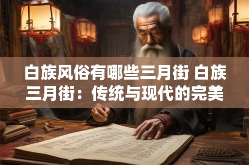 白族风俗有哪些三月街 白族三月街:传统与现代的完美融合 白族风俗有哪些三月街 白族三月街:传统与现代的完美融合