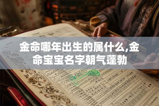 金命哪年出生的属什么,金命宝宝名字朝气蓬勃 金命哪年出生的属什么,金命宝宝名字朝气蓬勃