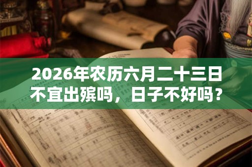 2026年农历六月二十三日不宜出殡吗,日子不好吗? 2026年农历六月二十三日不宜出殡吗,日子不好吗?