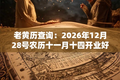 老黄历查询:2026年12月28号农历十一月十四开业好吗 老黄历查询:2026年12月28号农历十一月十四开业好吗