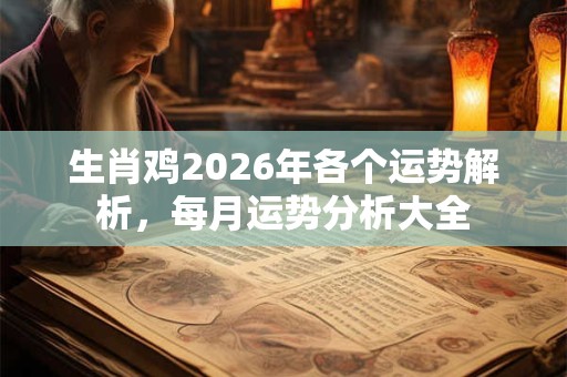 生肖鸡2026年各个运势解析，每月运势分析大全
