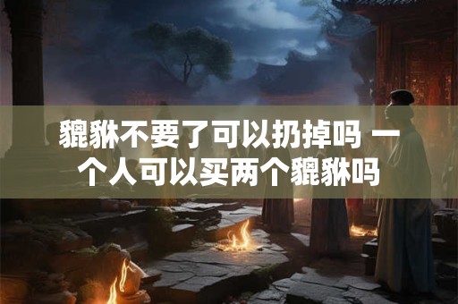 貔貅不要了可以扔掉吗 一个人可以买两个貔貅吗 貔貅不要了可以扔掉吗 一个人可以买两个貔貅吗