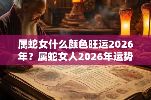 属蛇女什么颜色旺运2026年?属蛇女人2026年运势详解 属蛇女什么颜色旺运2026年?属蛇女人2026年运势详解