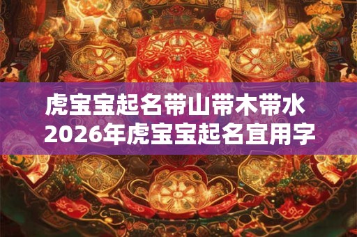 虎宝宝起名带山带木带水 2026年虎宝宝起名宜用字