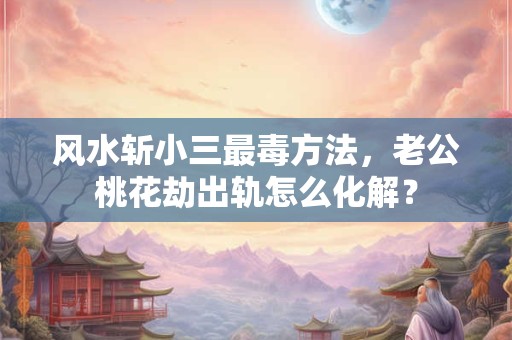 风水斩小三最毒方法,老公桃花劫出轨怎么化解? 风水斩小三最毒方法,老公桃花劫出轨怎么化解?