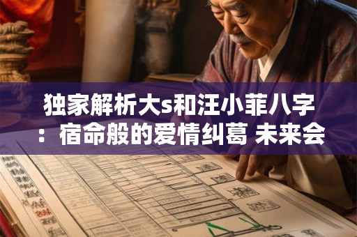 独家解析大s和汪小菲八字:宿命般的爱情纠葛 未来会如何 独家解析大s和汪小菲八字:宿命般的爱情纠葛 未来会如何