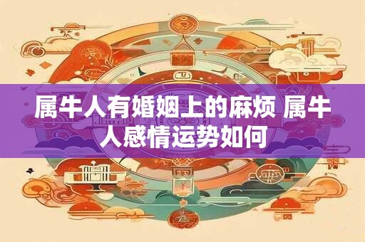 属牛人有婚姻上的麻烦 属牛人感情运势如何 属牛人有婚姻上的麻烦 属牛人感情运势如何
