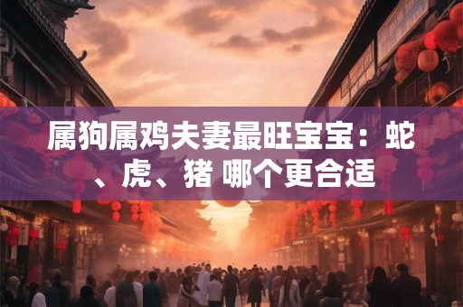 属狗属鸡夫妻最旺宝宝:蛇、虎、猪 哪个更合适 属狗属鸡夫妻最旺宝宝:蛇、虎、猪 哪个更合适