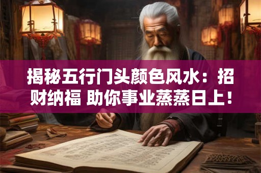 揭秘五行门头颜色风水：招财纳福 助你事业蒸蒸日上！