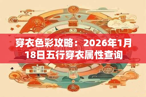 穿衣色彩攻略：2026年1月18日五行穿衣属性查询