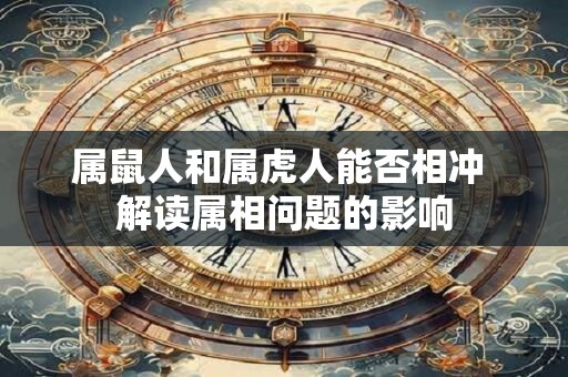 属鼠人和属虎人能否相冲 解读属相问题的影响