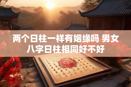 两个日柱一样有姻缘吗 男女八字日柱相同好不好