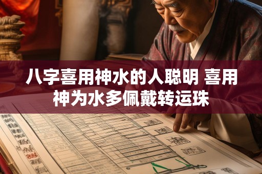 八字喜用神水的人聪明 喜用神为水多佩戴转运珠