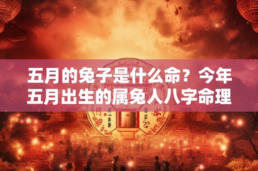 五月的兔子是什么命？今年五月出生的属兔人八字命理