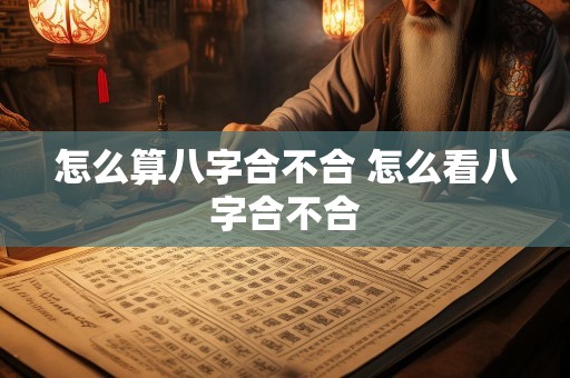 怎么算八字合不合 怎么看八字合不合