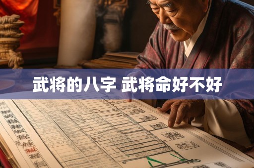 武将的八字 武将命好不好