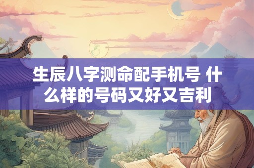 生辰八字测命配手机号 什么样的号码又好又吉利