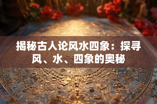 揭秘古人论风水四象：探寻风、水、四象的奥秘