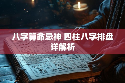 八字算命忌神 四柱八字排盘详解析