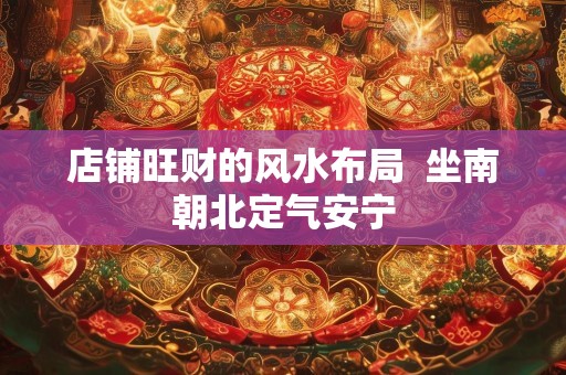 店铺旺财的风水布局  坐南朝北定气安宁