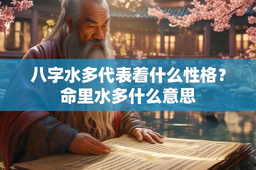 八字水多代表着什么性格？命里水多什么意思