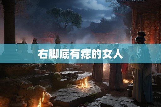 右脚底有痣的女人