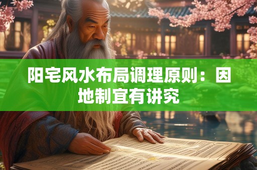 阳宅风水布局调理原则：因地制宜有讲究