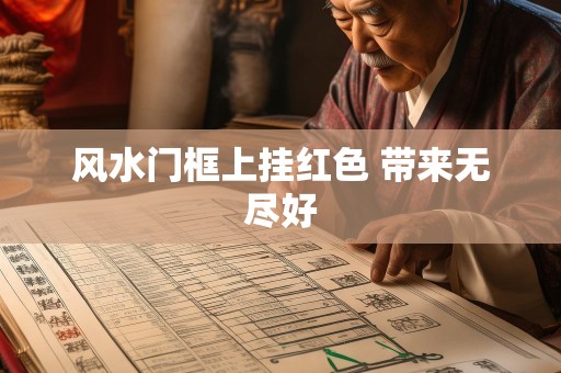 风水门框上挂红色 带来无尽好