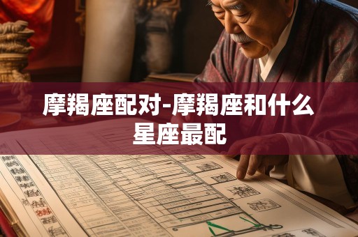 摩羯座配对-摩羯座和什么星座最配