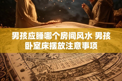 男孩应睡哪个房间风水 男孩卧室床摆放注意事项