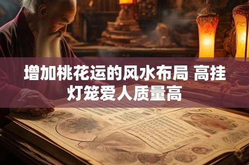 增加桃花运的风水布局 高挂灯笼爱人质量高
