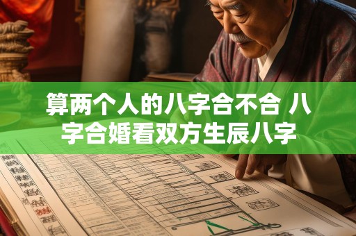 算两个人的八字合不合 八字合婚看双方生辰八字
