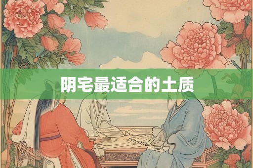 阴宅最适合的土质