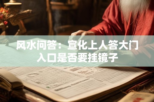 风水问答：宣化上人答大门入口是否要挂镜子
