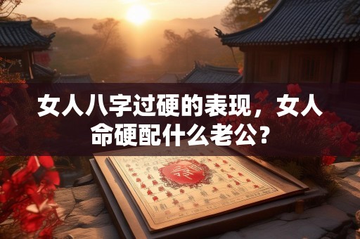 女人八字过硬的表现，女人命硬配什么老公？