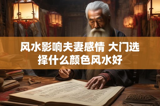 风水影响夫妻感情 大门选择什么颜色风水好