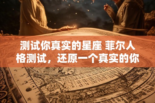 测试你真实的星座 菲尔人格测试，还原一个真实的你