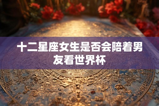 十二星座女生是否会陪着男友看世界杯