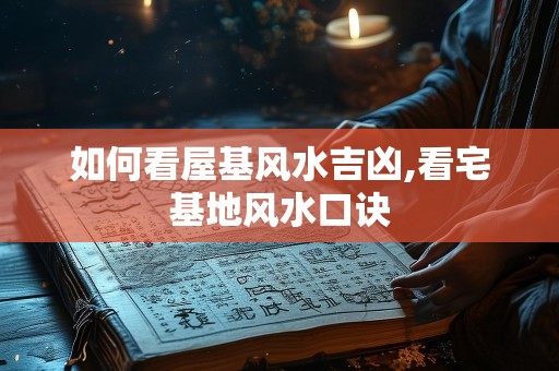 如何看屋基风水吉凶,看宅基地风水口诀