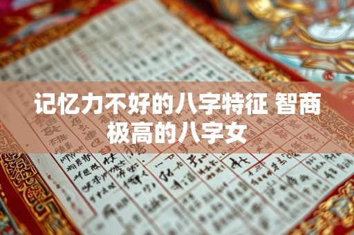 记忆力不好的八字特征 智商极高的八字女