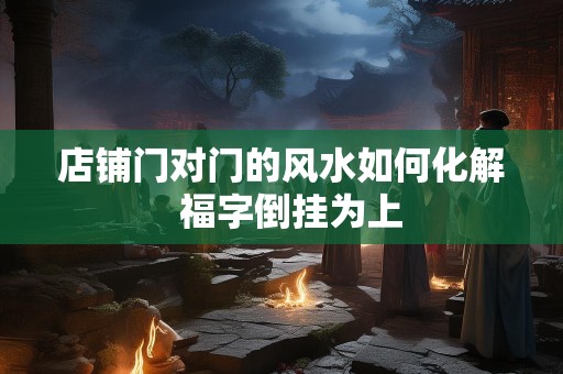 店铺门对门的风水如何化解  福字倒挂为上