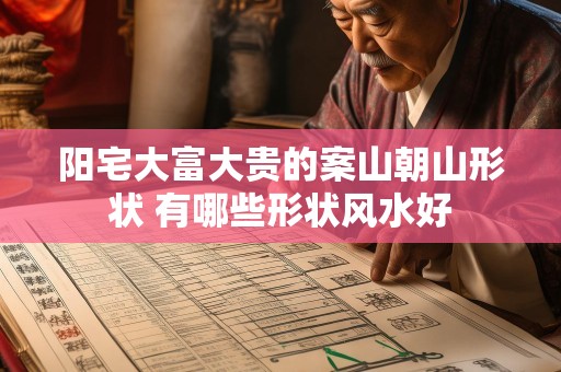 阳宅大富大贵的案山朝山形状 有哪些形状风水好