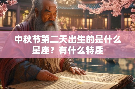 中秋节第二天出生的是什么星座？有什么特质