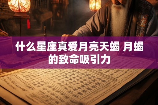 什么星座真爱月亮天蝎 月蝎的致命吸引力
