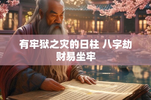 有牢狱之灾的日柱 八字劫财易坐牢