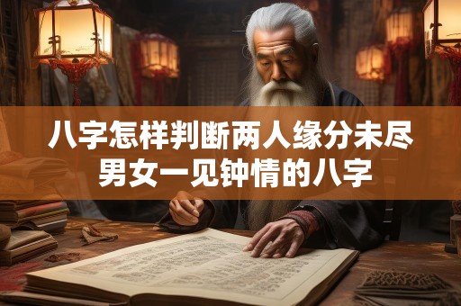 八字怎样判断两人缘分未尽 男女一见钟情的八字